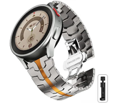 22mm 20mm Titanium Color Strap For Huawei Watch 4 Pro GT3 46mm For Samsung Galaxy Watch 5 Pro 45mm Gear S3 Stainless Steel Band
