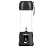 Muvip Batidora de Vaso Portatil Recargable 380ml Color Negro