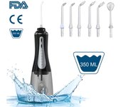 Oral Irrigator 350ML Water Tank Water Flosser 5 Modes Portable Dental Water Jet Teeth Cleaner USB Charge Waterproof Oral Cleaner