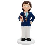 FIGURA PARA TARTA COMUNIÓN NIÑO LIBRO CONFIRMACION CUMPLEAÑOS EVENTO DECORACION  ADAY SUS DETALLES