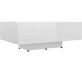 vidaXL Mesa de centro madera contrachapada 85x55x31 cm Blanco, Negro, Roble Sonoma Mesita de Salón o Comedor o Auxiliar Mesa de Café Meuble Salón