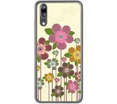 Tumundosmartphone Funda Gel Tpu para Huawei P20 Diseño Primavera En Flor Dibujos