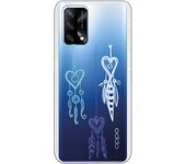 Funda compatible con Oppo A74 4G - Atrapasuenos corazones