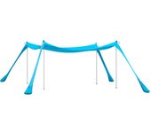 SoBuy Tienda de Playa Lycra Carpas para Playa con Anclas de Bolsa de Arena para Picnic en la Playa Pesca Camping 400 x 400 x 200 cm OZT02-HB ES