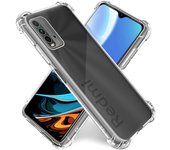 Tumundosmartphone Funda Gel Tpu Anti-Shock Transparente para Xiaomi Redmi 9T