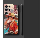 Anime Ones Pieces Luffy Cover Phone Case for Samsung Galaxy S24 Ultra S22 S23 Ultra S21 S20 FE 5G S24 FE Back TPU Shell