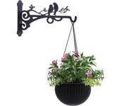 Gift de Hierro, soporte para plantas de Farol, colgador de Plantas para Exterior,