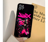 1pcGame L-LOL J-Jinx Phone Case Silicone Soft For IPhone 16 15 14 13 12 11 Plus Pro Max Plus