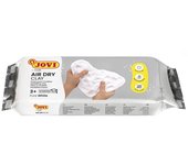 Jovi air dry pastilla pasta modelar endurecible al aire - tacto fresco - facil de moldear - cubre multiples superficies - secado en 24 horas - acabado fino y suave - color blanco