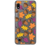 Tumundosmartphone Funda Gel Transparente para Samsung Galaxy A10 diseño Otoño Dibujos