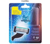 Quality Men razor Blade Replacement Heads Sharp Stainless Steel Shaving Cartridges Compatible Mach 3 Safety Shaver
