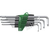 Wiha Juego de llaves Allen en soporte ProStar TORX®, de 14 unid., en plata titanio (39104)