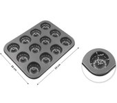 2 PCS Moldes Para Hornear, Bandeja Horno, Molde Horno Magdalenas, Antiadherente En Acero De Carbono,, Buena Calidad.