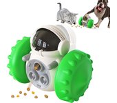 Dog Treat Leaking Toy For Small Big Dogs Tumbler Interactive Toys Puppy Cat Slow Food Feeder Dispenser IQ Training Accessories