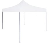 vidaXL Carpa plegable profesional acero blanco 3x3 m
