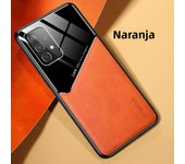 Leather Camera Protect Case for Samsung Galaxy A55 A35 A15 M55 M35 M15 F55 F15 A25 05 73 72 54 53 52 34 33 32 Car Magnetic Cover