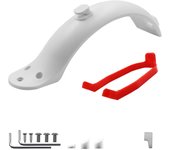 Scooter Mudguard Kit for Xiaomi Mijia M365 M187 Pro Electric Scooter Tire Splash Fender with Rear Taillight Support Bracket