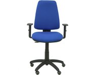 Silla de Oficina Ergonómica Piqueras Y Crespo Elche CP con Brazos Regulables y Ruedas de Parqué