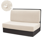 2pcs/set Camper Car Bench Cover Water Repellent RV Dinette Cushions Covers Polar Fleece Stretch Restaurant Sofa Seat Slipcover