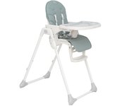 Olmitos – Trona bebe ligera multi posiciones – Asiento regulable con bandeja extraíble – Incluye ruedas y fácil plegado – Asiento acolchado y cómodo con textil anti manchas