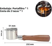 51mm Bottomless Portafilter For Delonghi 9155/9255/9355/9335/9665 Stainless Steel Naked Coffee Handle With Basket
