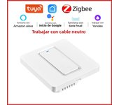 Tuya ZigBee Smart Switch EU 1/2/3 Gang Switch Push Button Controller Works With Smart Life App ZigBee Gateway Need Neutral Wire