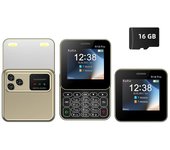 2024 NEW SERVO R18Pro Rotating Screen Mini Mobile Phone Flashlight Magic Voice 2.4" Button Slider Cell Phones Dual SIM Standby