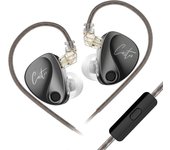 KZ Castor Bass HiFi Earphone Dual Dynamic Driver Wired Harman Tuning Noise Isolating IEM Headphones With 2Pin Detachable Cable
