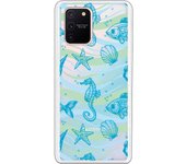 Funda compatible con Samsung Galaxy A91 - S10 Lite - Patron caballitos de mar