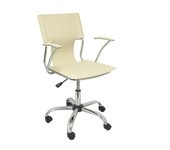 Silla de Oficina Ergonómica Piqueras Y Crespo Crema
