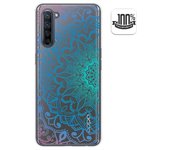 Tumundosmartphone Funda Gel Transparente para Oppo Find X2 Lite diseño Mandala Dibujos