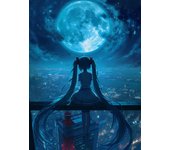Singer Miku DIY Diamond Painting Kawaii idol 5D Diamond Embroidery Cross Stitch Second Dimension Girl Mural Home Decoration