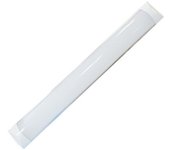 Extrastar - Tubo LED Lampara de Techo Regleta LED Electronica Pantalla plas ovalado 6500K, lampara de purificación LED, luz fría, 20W, 40W, 50W
