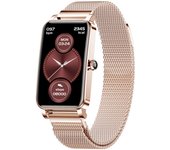 Reloj Inteligente Mujer Pequeño Smartwatch Redondo para iPhone y Android, con frecuencia cardíaca/Monitor de sueño/Pantalla de Mensajes/Responder/Hacer Llamadas, rastreador de