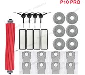 For Roborock Qrevo Pro / Qrevo MaxV / Qrevo S P10 Pro Robot Vacuum Cleaner Replacement Roller Dust Bag Parts