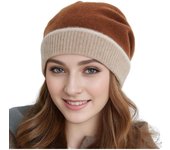 Gorro holgado para mujer, gorros de invierno de cachemira, gorros suaves y cálidos, gorros de lana tejidos con calaveras para mujer