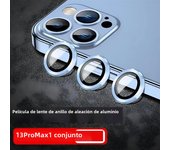 Camera Protector Metal Ring For iPhone 14 Pro Max Tempered Glass Ring Rear Lens Cover iPone 15 Pro Plus iPhone13 Protective Cap