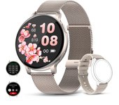 Reloj inteligente con Bluetooth para hombre y mujer, pulsera con Dial personalizado, control del ritmo cardíaco, llamadas, para Android e IOS, 2025