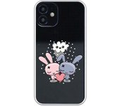 Funda compatible con iPhone 12 Mini - Pareja corazon