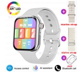 IW 10 reloj inteligente con Bluetooth, asistente de voz, llamada, GPS, trayectoria de movimiento, brújula, bloqueo de contraseña, función NFC