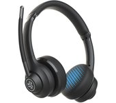 Jlab Go Work - Auriculares Inalámbricos con Micrófono para PC y Oficina - 45 Horas de Batería