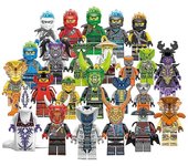 Conjunto de 24 piezas Ninjago figuras bloques de construcción Juguetes