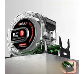 AIRAJ Fluorescent Tape Measure, High-end, 3-5-7.5-Meter Thick, Widened, High-Precision, Waterproof, Rust Proof, Wear-Resistant