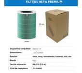 Filtro Hepa Para Reemplazo Xiaomi 4 Filtro De Carbón Activado Para Purificador De Aire Xiaomi 4 Pieza Individual Paquete Grande MOV