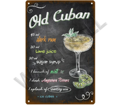 Metal Sign Vintage Tin Signs Retro Decorations Gin & Tonic Cocktail Plate Decorative Poster Plaque Bar Kitchen Home Wall Decor