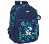 Mochila Doble Adapt.Carro El Niño Glassy 32X15X42Cm