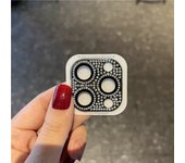 Luxury Diamond Camera Protector For IPhone 16 14 15 13 11 Pro Max Metal Ring Lens Glass On Iphone 12 13 Mini 14 15 Plus