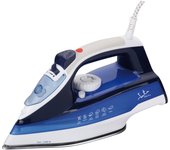 Jata Plancha Ropa de vapor de suela de acero inox con 386 salidas de vapor y diseño 3D, Vapor vertical para facilitar el planchado, Antigoteo - PL618