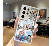 One Pieces Luffy Phone Case for Samsung Galaxy S24 Ultra S23 S25Ultra S22 S21 S20 FE S22 Plus S23FE S21+ Soft Cover Shell