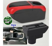 For Opel Corsa D Armrest box For Opel Corsa Car armrest Auto Storage Box Arm Bracing heighten Interior Details Car accessories